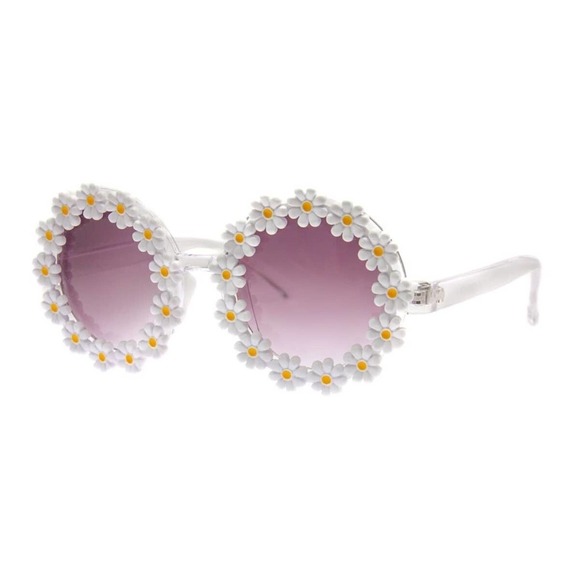 A.J. Morgan Daisy Mae Crystal Flowers Sunglasses Summer Spring - Picture 1 of 7